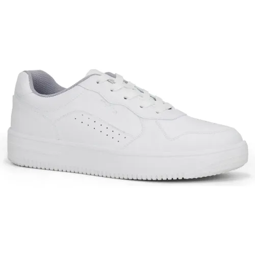 KAIDA Zapatillas Escolares De Cuero Juvenil Ja26q1-Cg914