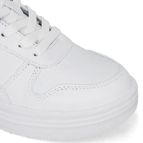 PAR&SS KIDS Zapatilla Escolar De Cuero Unisex Niños Ja26-Cg817n