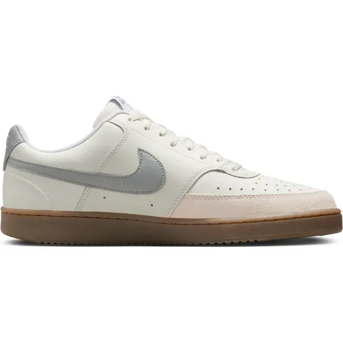 Zapatillas Nike Urbanas Hombre Court Vision Low Sail color blanco | Platanitos