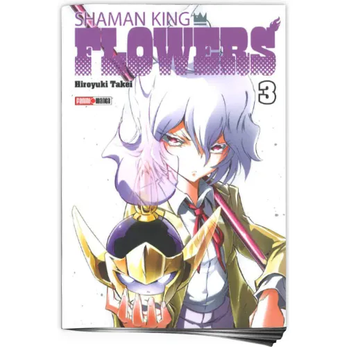 PANINI Blanco modelo Shaman King Flowers N.3 (2 En 1) blancos negros 2026020622184466818  