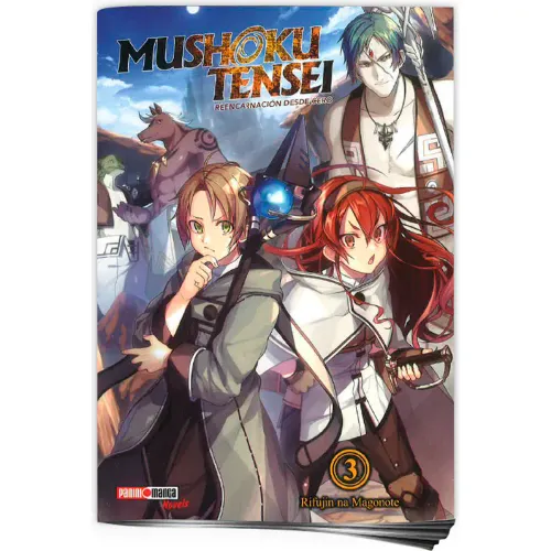 PANINI Blanco modelo Mushoku Tensei Novels N.3 blancos negros 2026020622184466833  
