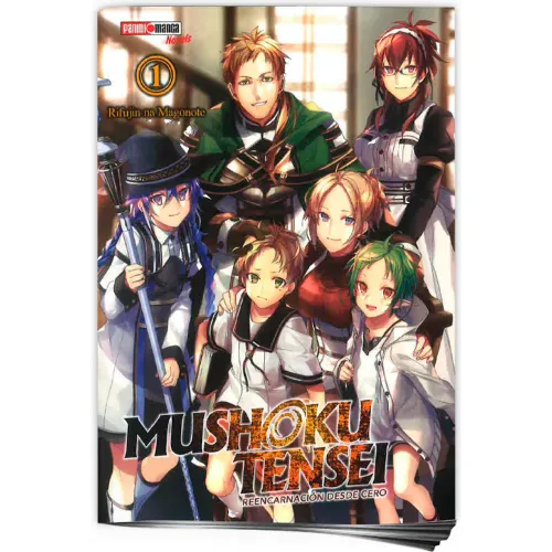 PANINI Blanco modelo Mushoku Tensei Novels N.1 blancos negros 2026020622184466839  