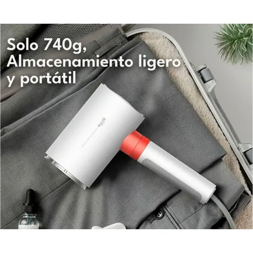DEERMA Plancha Y Vaporizador Dem-Hs200 Portatil Base De Aluminio