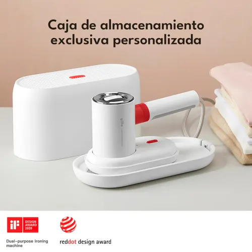 DEERMA Plancha Y Vaporizador Dem-Hs200 Portatil Base De Aluminio