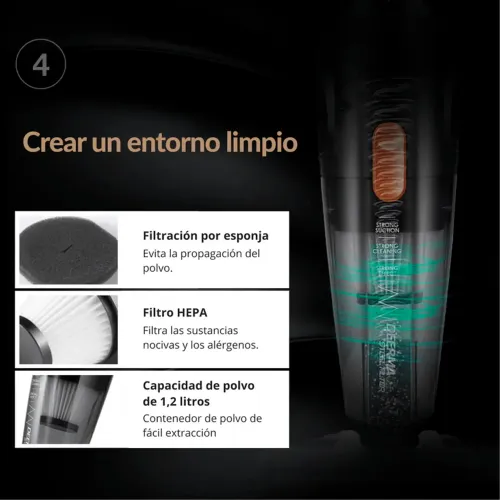 DEERMA Aspiradora 2 En 1 Multifuncional Dx115c