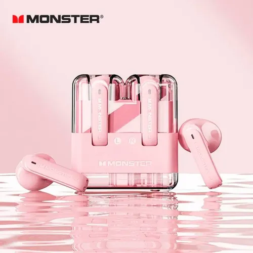 MONSTER Audífonos Inalámbricos Monster Airmars Xkt12 Rosa Bt 5.3