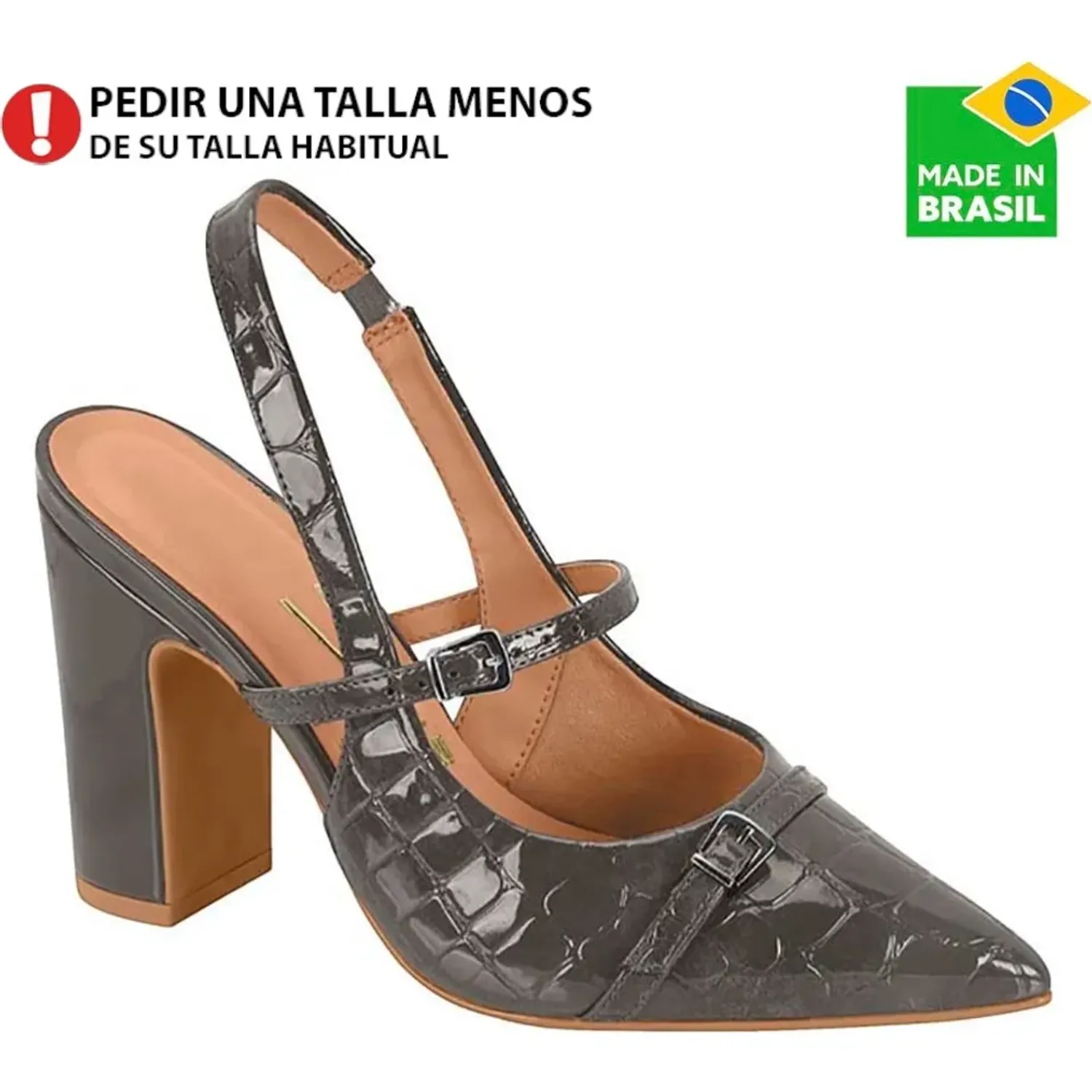 Calzado Vizzano Vestir Mujer 1285.452 color gris oscuro | Platanitos