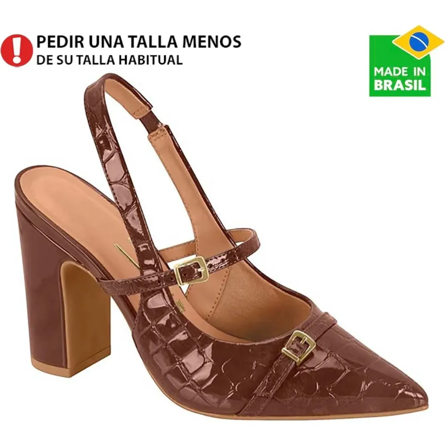Calzado Vizzano Vestir Mujer 1285.452 color canela | Platanitos