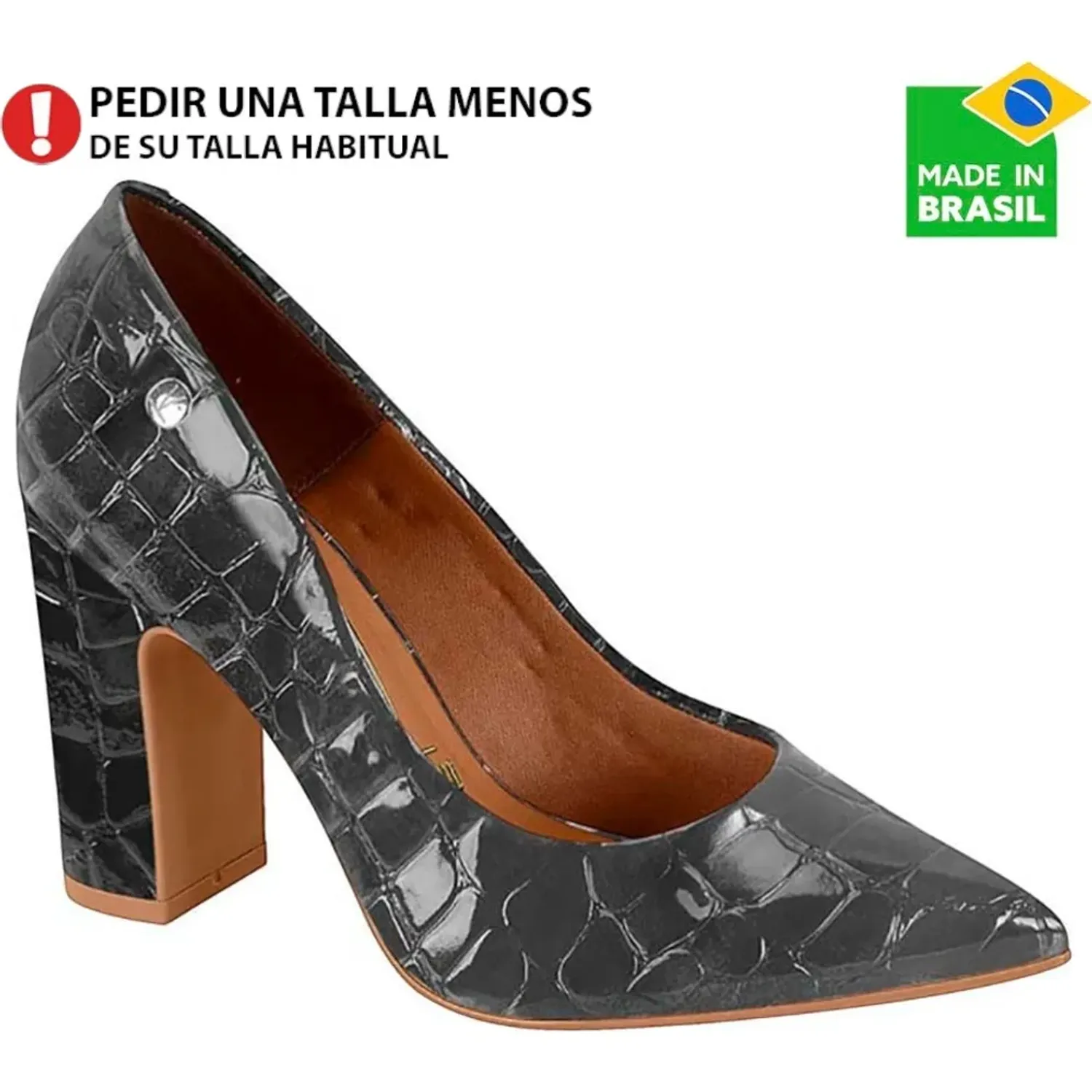 Calzado Vizzano Vestir Mujer 1285.400 color gris oscuro | Platanitos