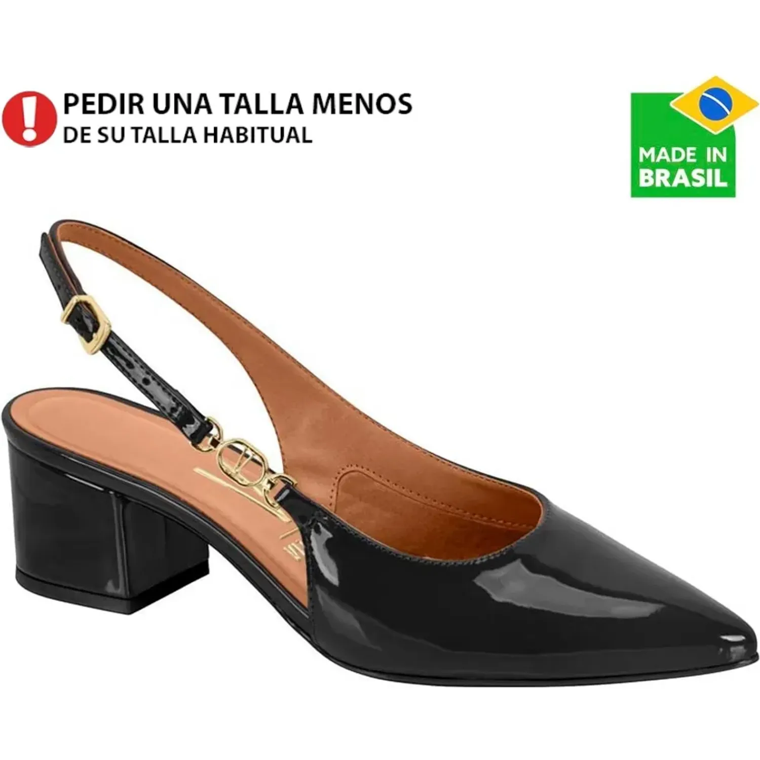 Calzado Vizzano Vestir Mujer 1220.385 color negro | Platanitos
