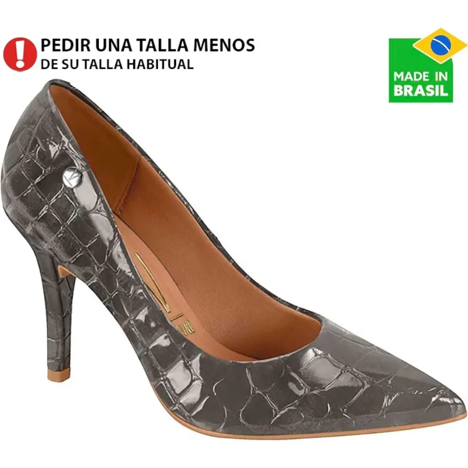 Calzado Vizzano Vestir Mujer 1184.150 color gris oscuro | Platanitos