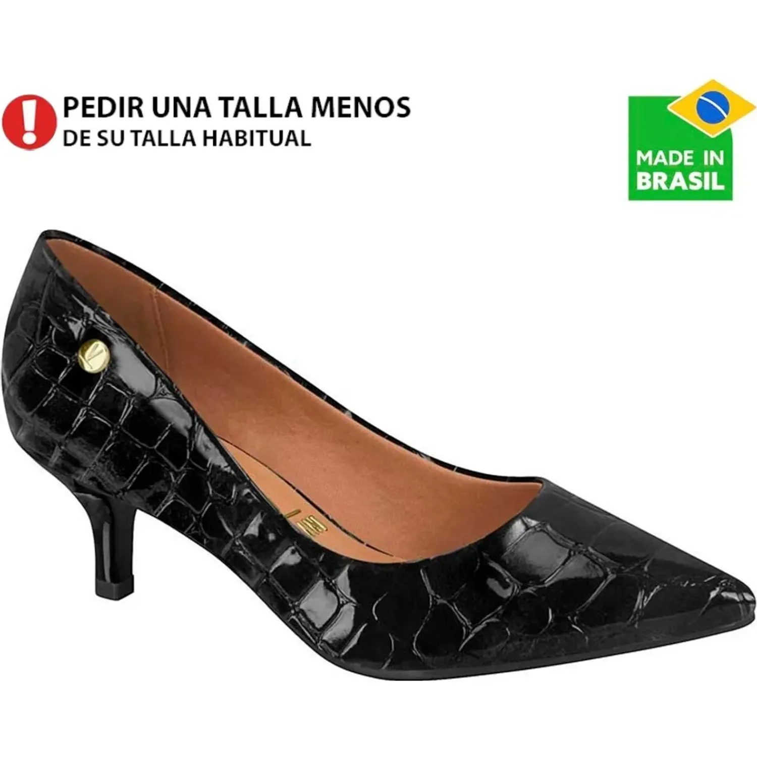 Calzado Vizzano Vestir Mujer 1122.828 color negro | Platanitos