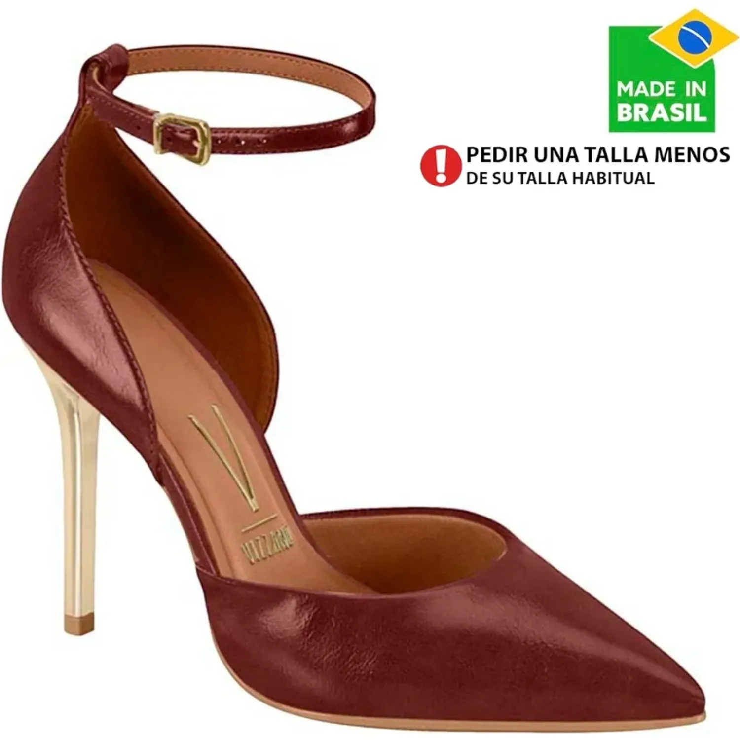 Calzado Vizzano Vestir Mujer 1421.216 color carmim oscuro | Platanitos