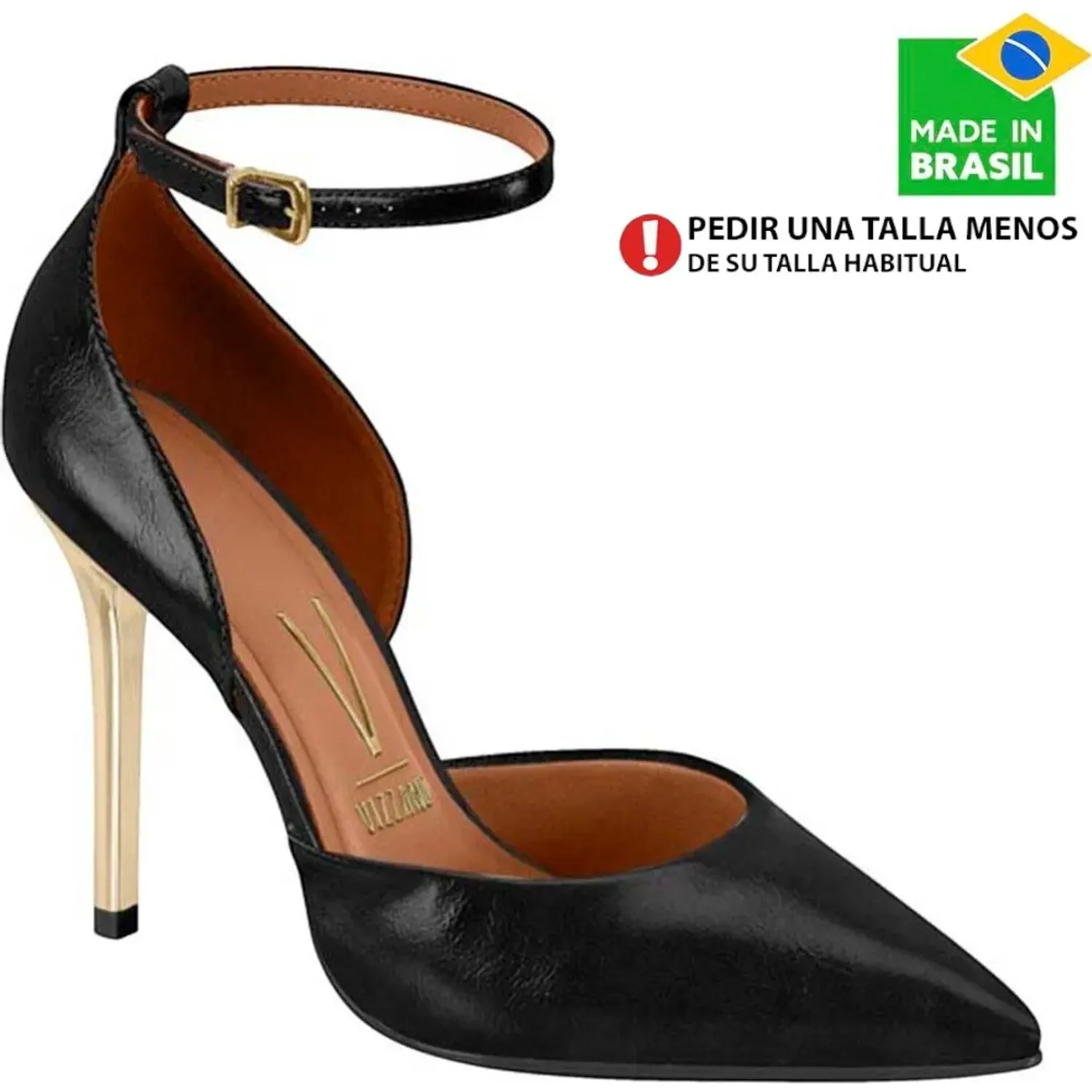 Calzado Vizzano Vestir Mujer 1421.216 color negro | Platanitos