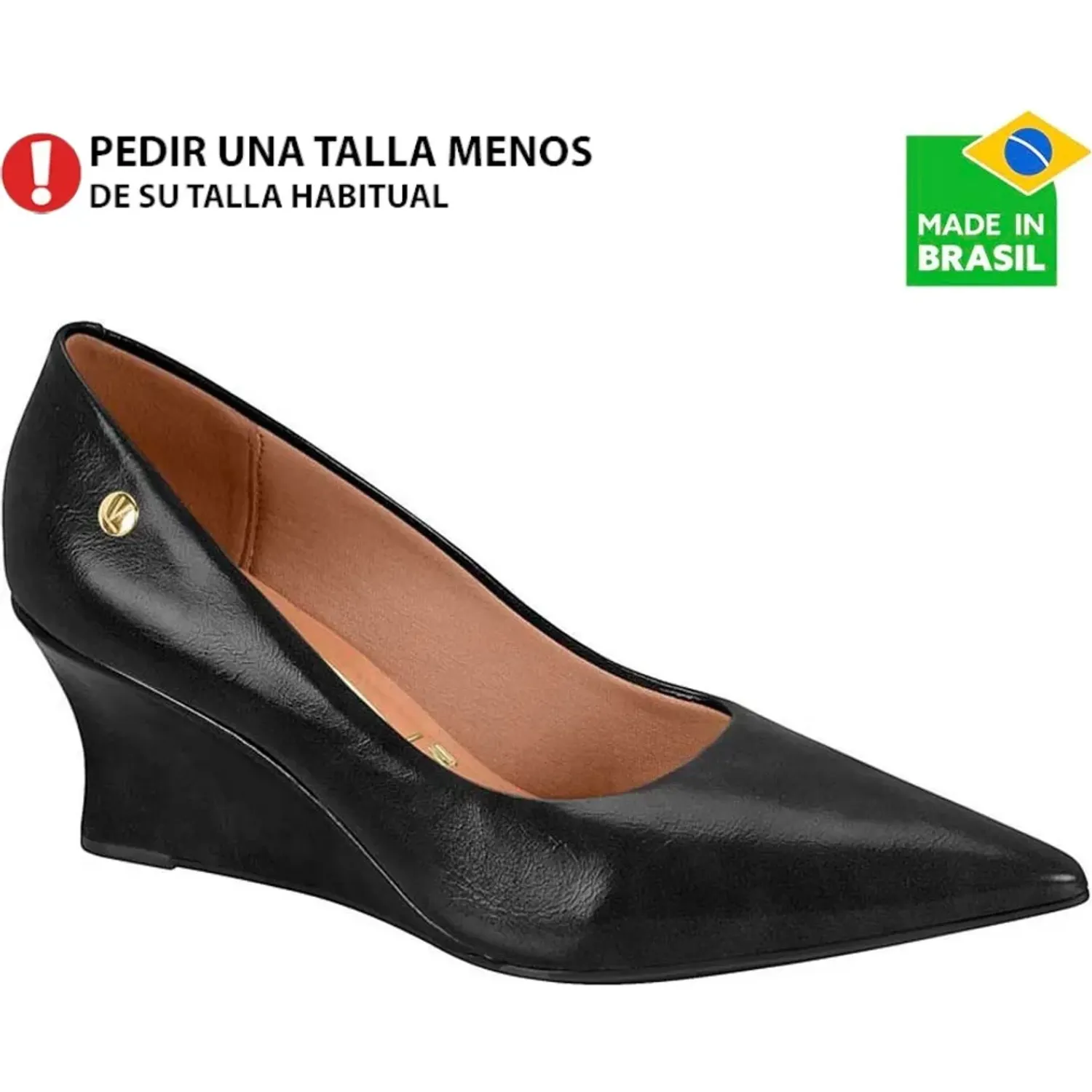 Calzado Vizzano Cuña Mujer 1483.100 color negro | Platanitos