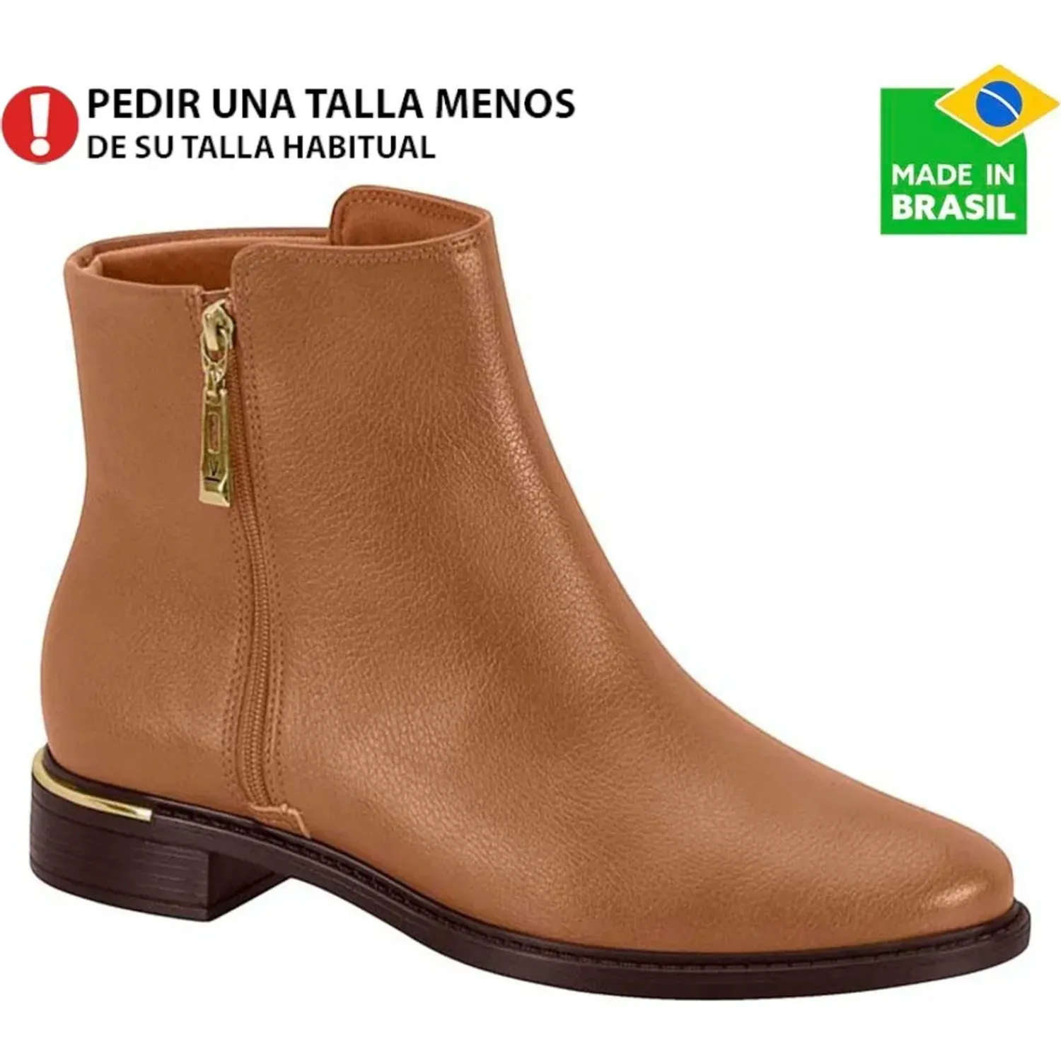 Botin Vizzano Mujer 3077.125 color caramelo | Platanitos