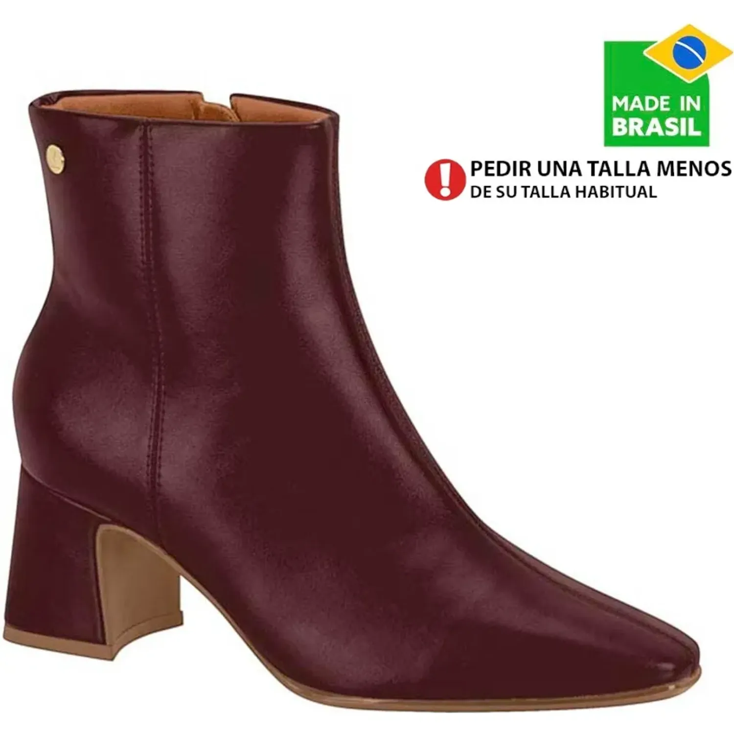 Botin Vizzano Vestir Mujer 3109.100 color borgoña | Platanitos