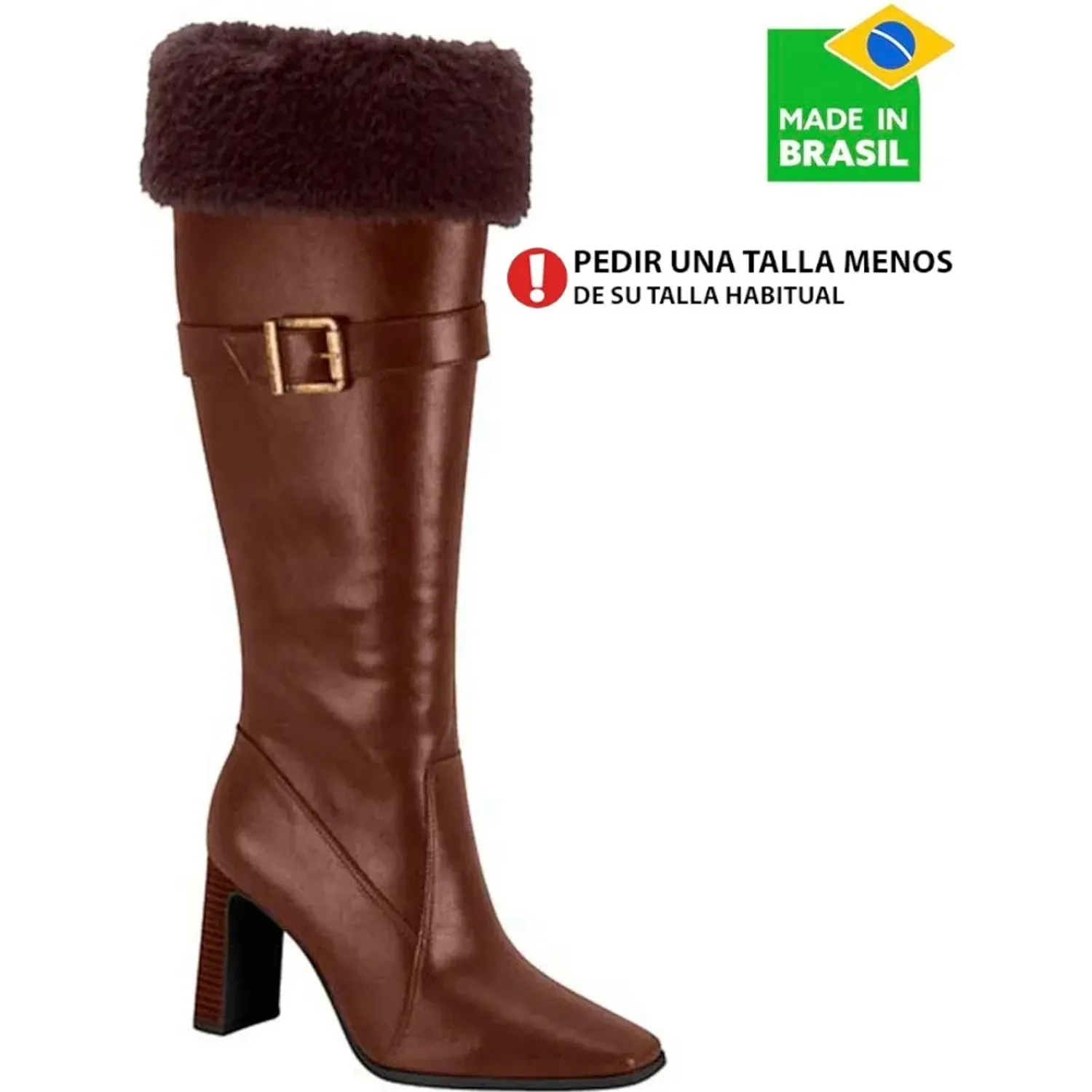 Bota Vizzano Vestir A La Rodilla Mujer 3111.102 color café | Platanitos