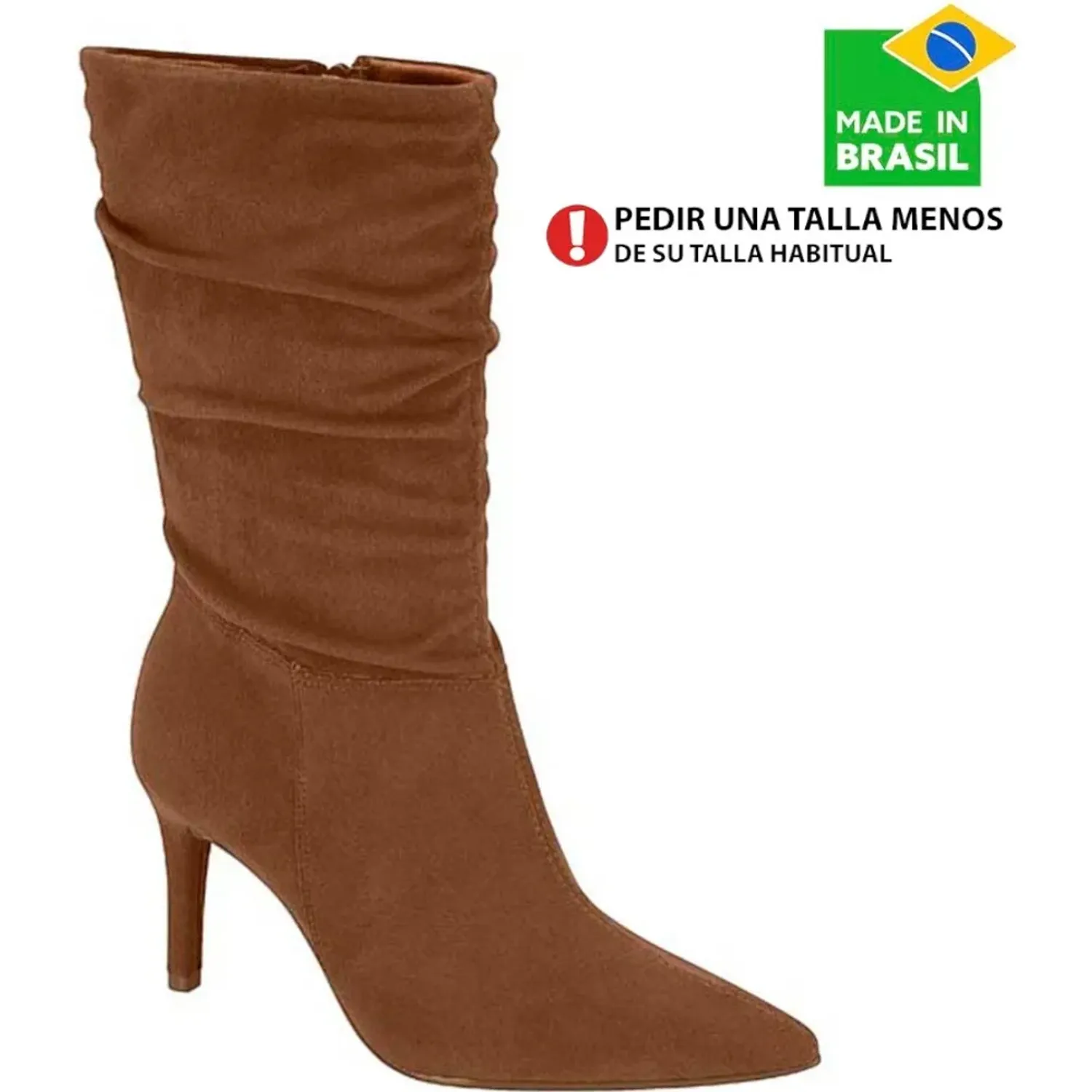 VIZZANO Bota Vizzano Vestir A La Rodilla Mujer 3112.101 color camel | Platanitos