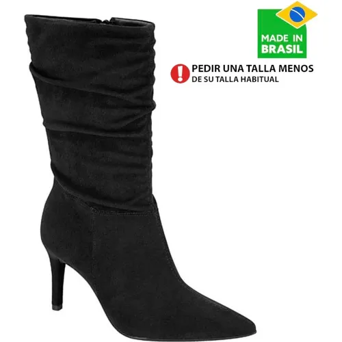 Bota Vizzano Vestir A La Rodilla Mujer 3112.101 color negro | Platanitos