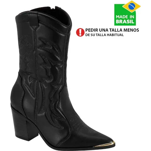 Botin Vizzano Vestir Mujer 3113.101 color negro | Platanitos