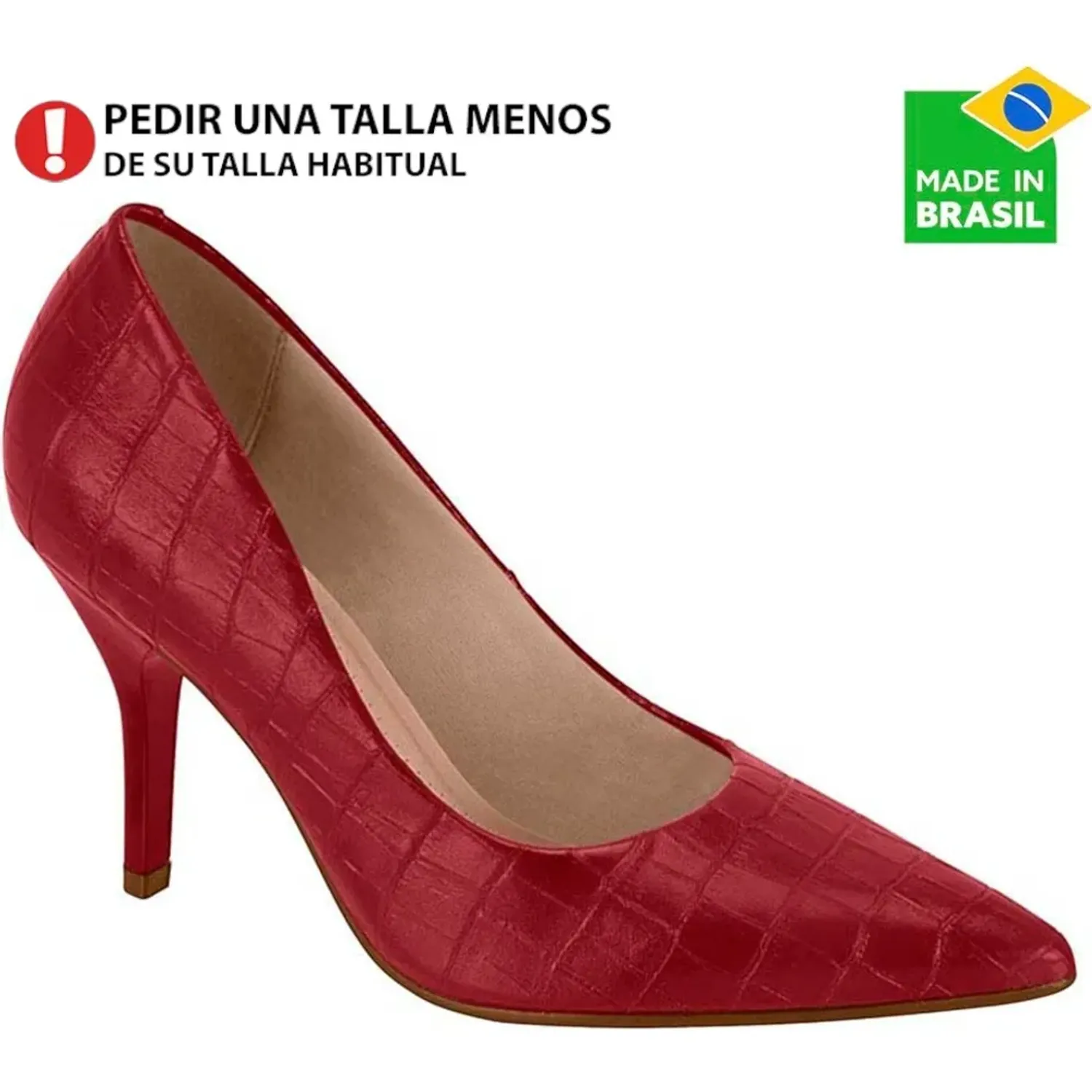 Calzado Beira Rio Vestir Mujer 4122.1400 color cereza | Platanitos