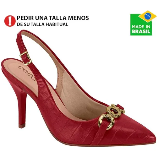 BEIRA RIO  de Mujer modelo Calzado Vestir Mujer 4122.1401 cerezas sintéticos mujer 2026021120364350027 Sintético Pvc