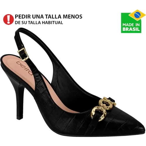 BEIRA RIO Negro de Mujer modelo Calzado Vestir Mujer 4122.1401 negros sintéticos mujer 2026021120364350064 Sintético Pvc