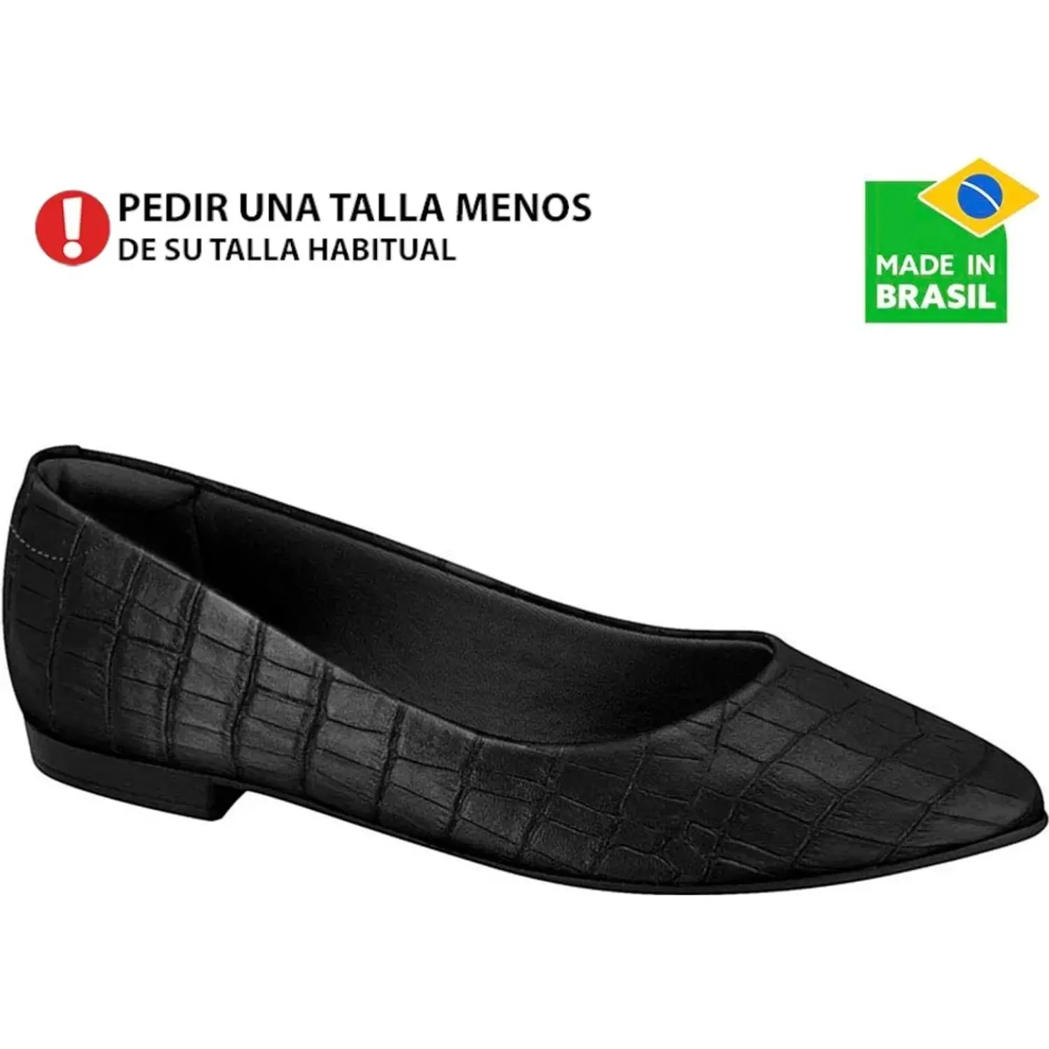 BEIRA RIO Ballerina Beira Rio Mujer 4136.1002 color negro | Platanitos