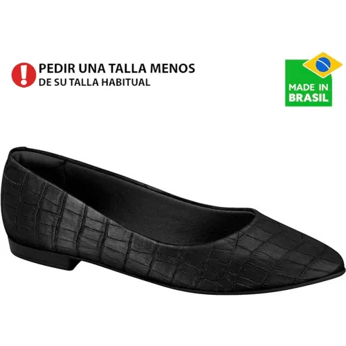 Ballerina Beira Rio Mujer 4136.1002 color negro | Platanitos