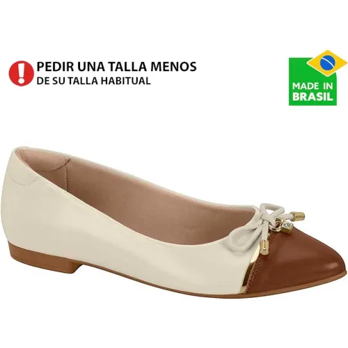 Ballerina Beira Rio Mujer 4136.1004 color blanco | Platanitos