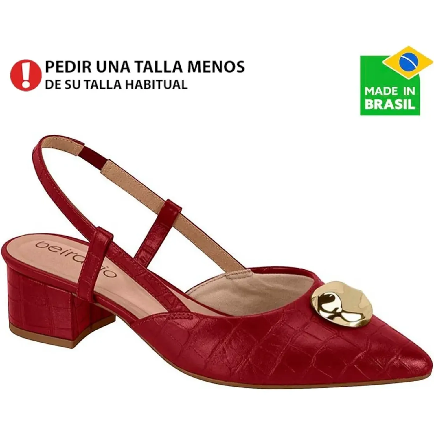 BEIRA RIO Calzado Beira Rio Vestir Mujer 4182.233. color cereza | Platanitos