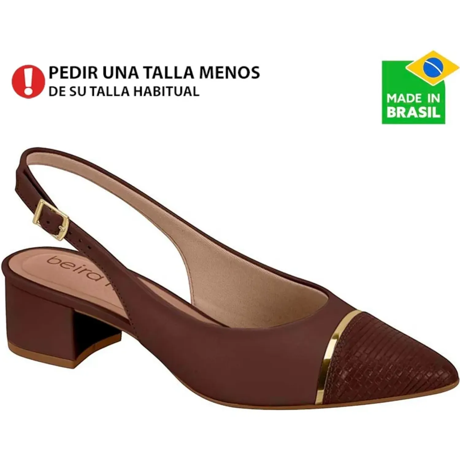BEIRA RIO Calzado Beira Rio Vestir Mujer 4182.237. color chocolate | Platanitos