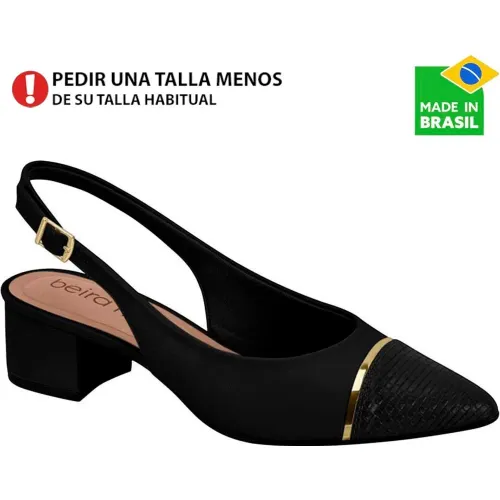 Calzado Beira Rio Vestir Mujer 4182.237. color negro | Platanitos