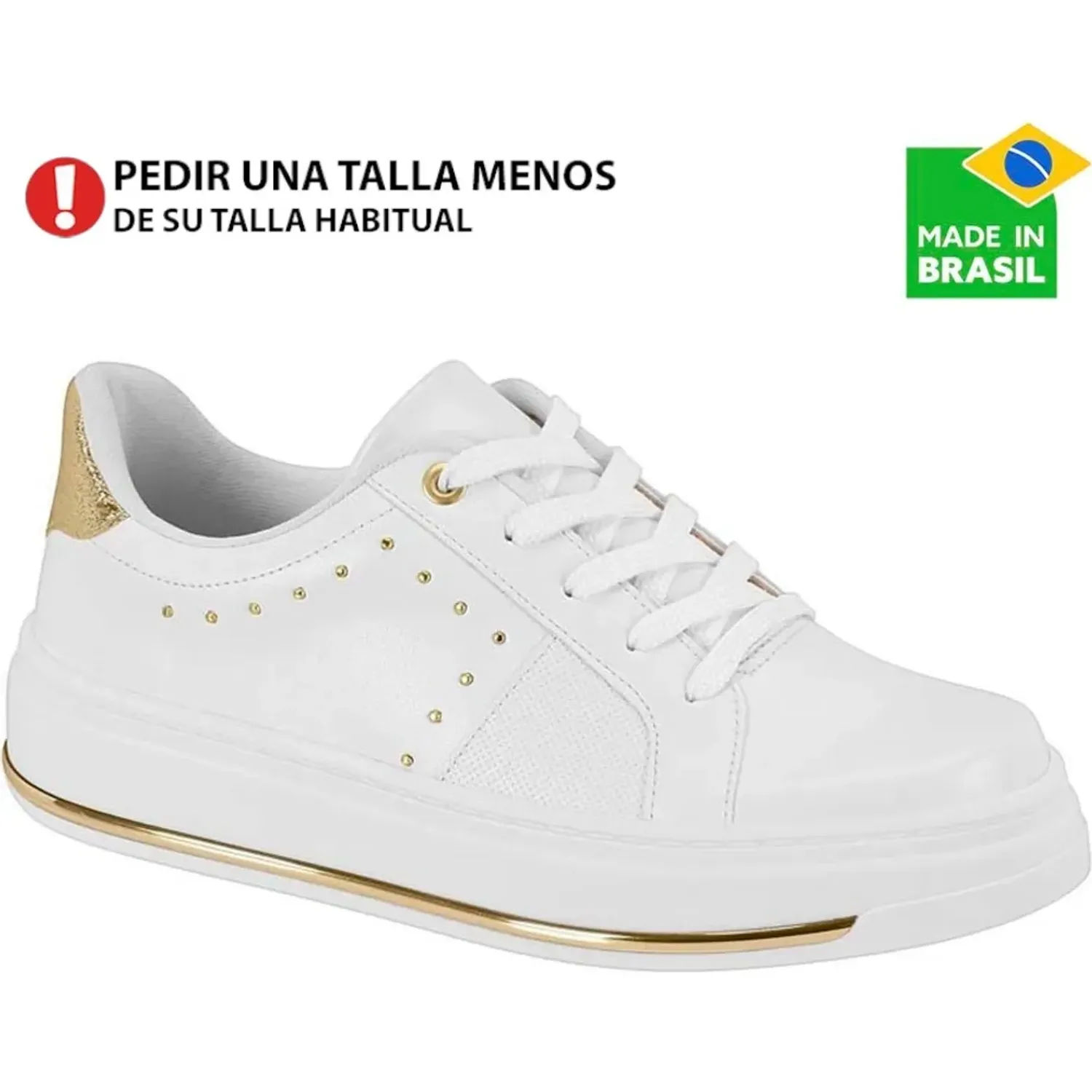 Zapatilla Beira Rio Mujer 4305.320. color blanco | Platanitos