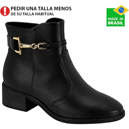 Botin Beira Rio Vestir Mujer 9087.104. color negro | Platanitos