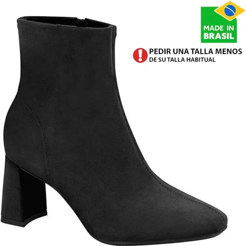 Botin Beira Rio Vestir Mujer 9092.100. color negro | Platanitos