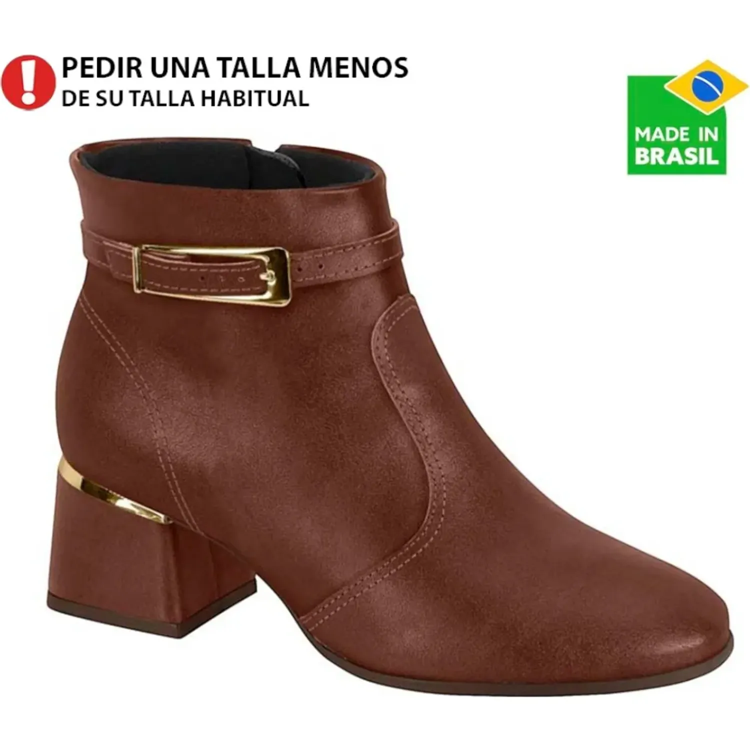 Botin Modare Vestir Mujer 7082.107. color café | Platanitos