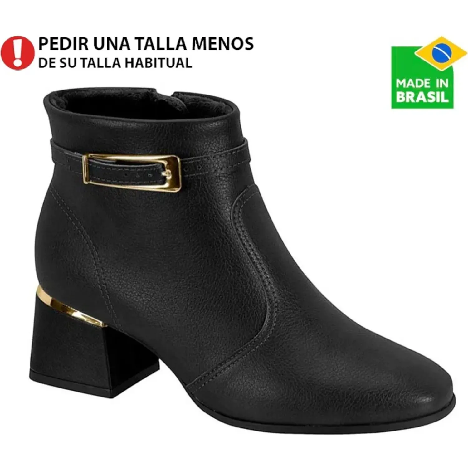 Botin Modare Vestir Mujer 7082.207. color negro | Platanitos