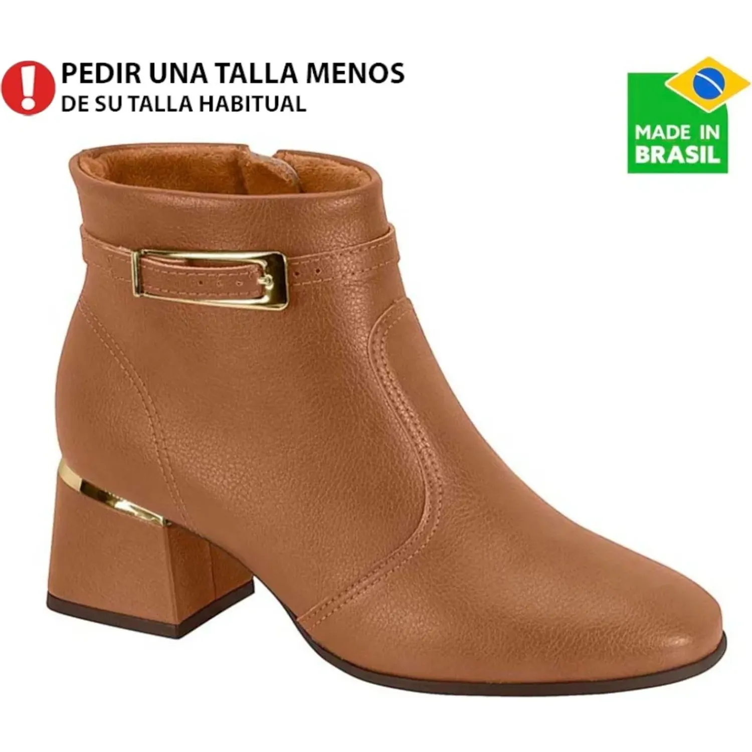 Botin Modare Vestir Mujer 7082.207. color caramelo | Platanitos