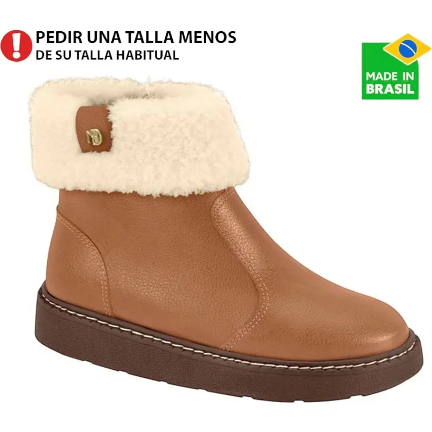 Botin Modare Mujer 7088.102. color caramelo | Platanitos