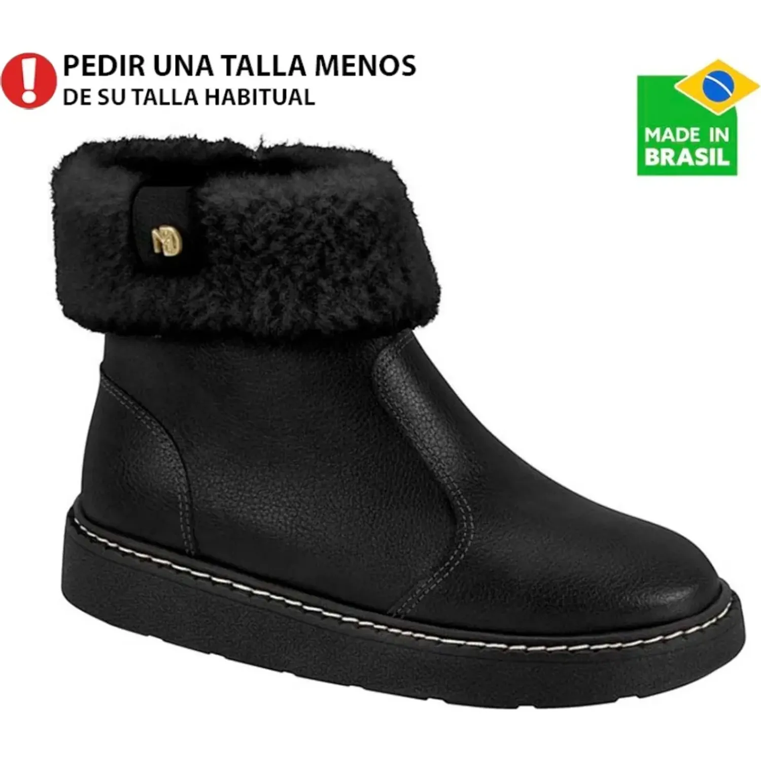 Botin Modare Mujer 7088.102. color negro | Platanitos