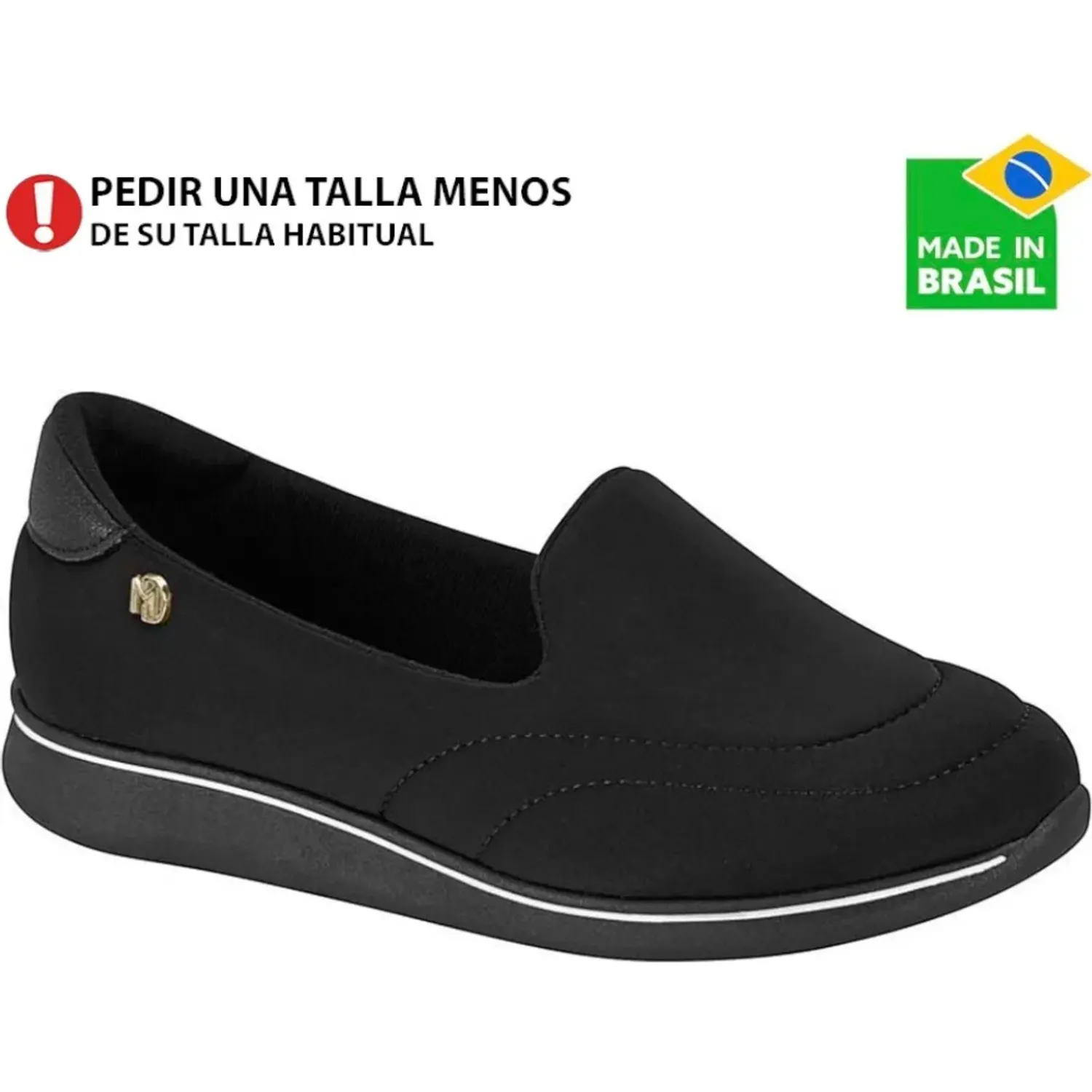 Mocasin Modare Mujer 7358.222. color negro | Platanitos