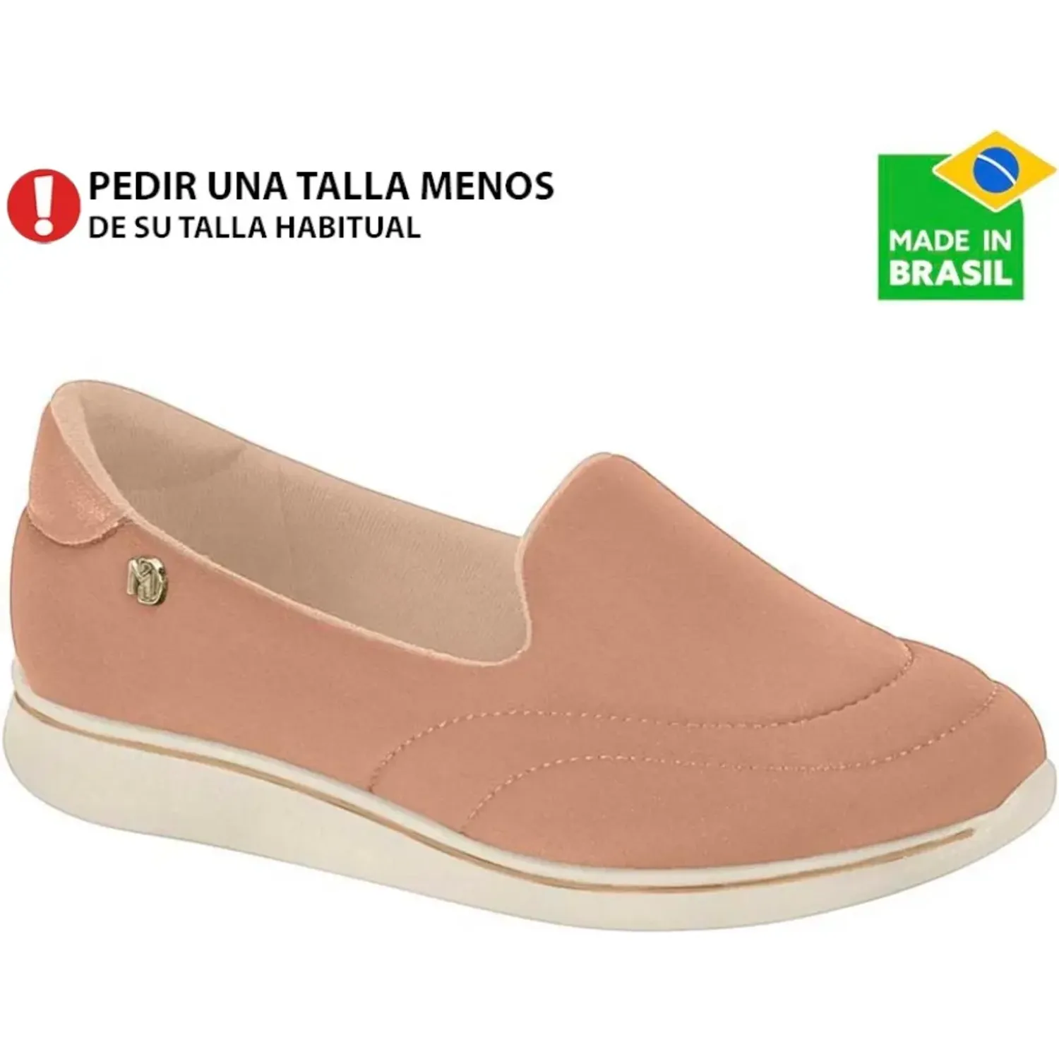Mocasin Modare Mujer 7358.222. color nude | Platanitos
