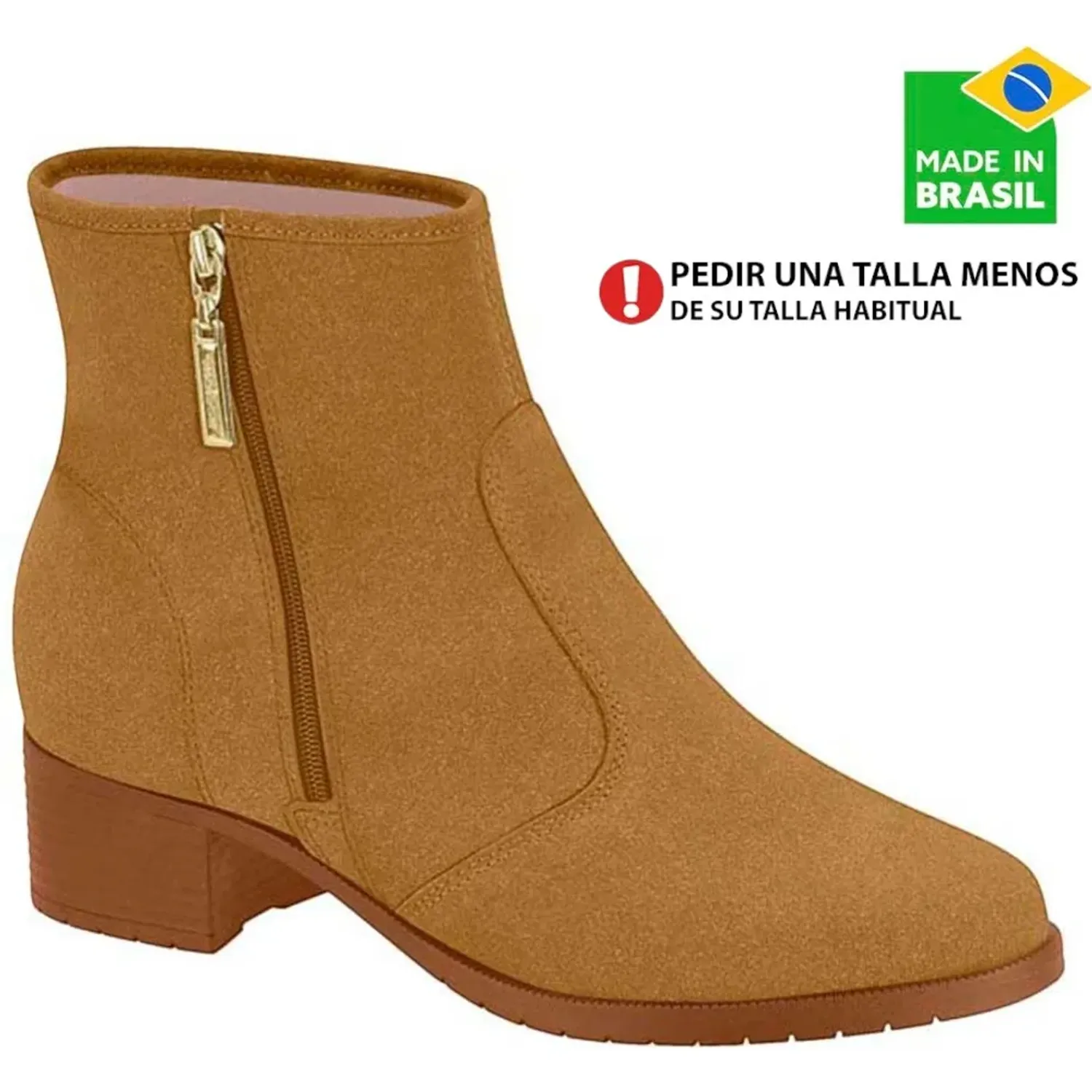 Botin Moleca Vestir Mujer 5346.107. color caramelo | Platanitos