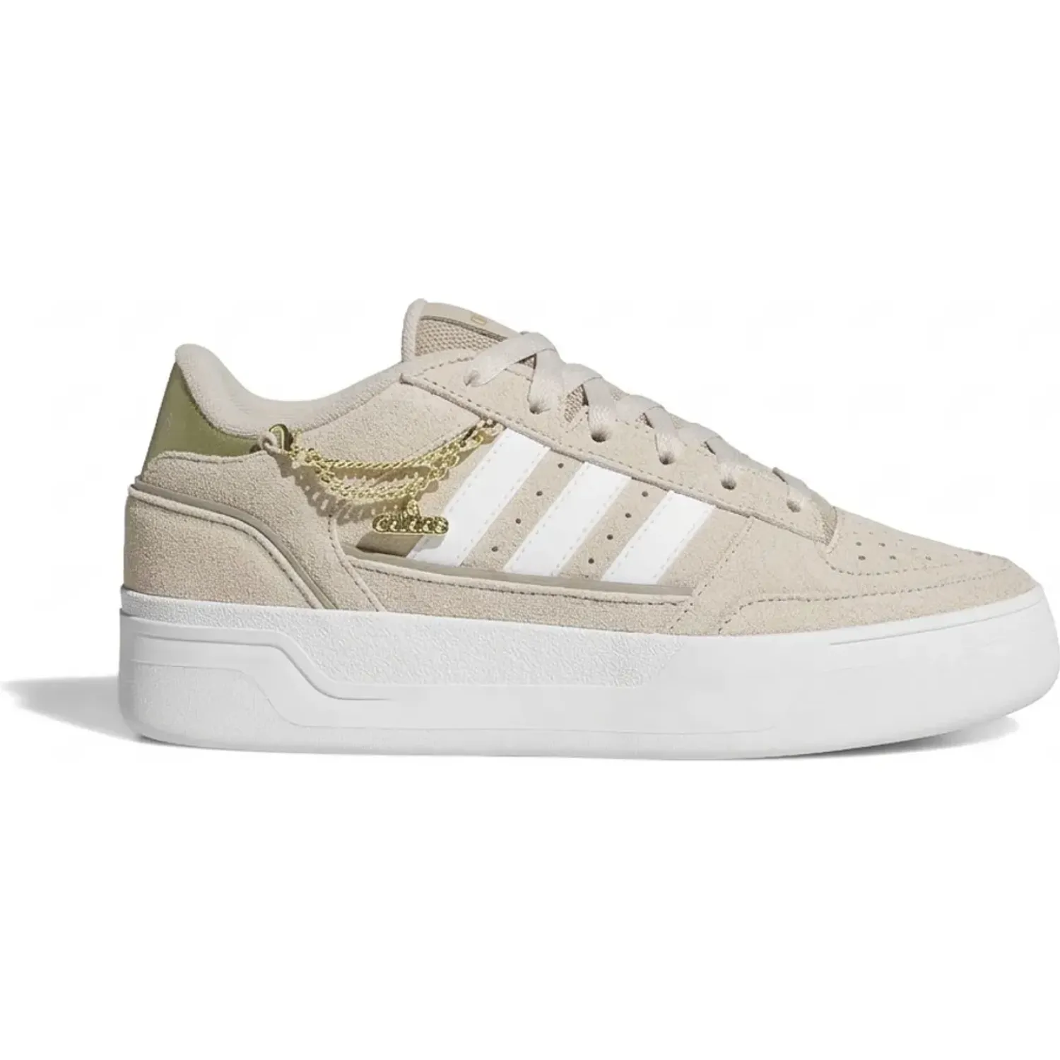 Zapatillas Adidas Urbanas Mujer Break Start Bold W color beige / gris | Platanitos