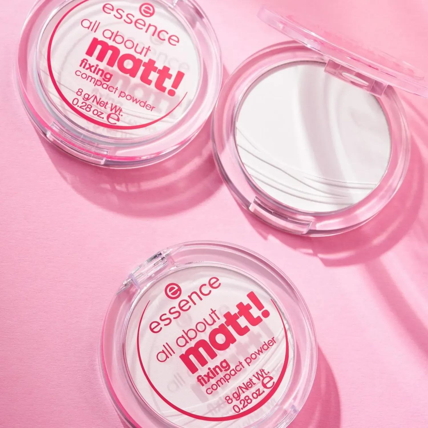 Polvo Essence Compacto All About Matt! color blanco | Platanitos