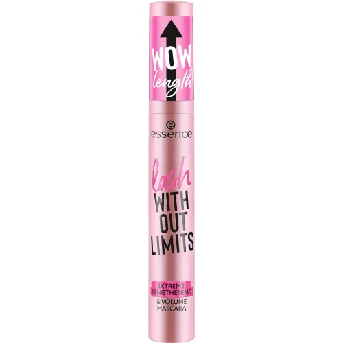 ESSENCE Mascara De Pestañas Without Limits Extreme Lengthening & Volume