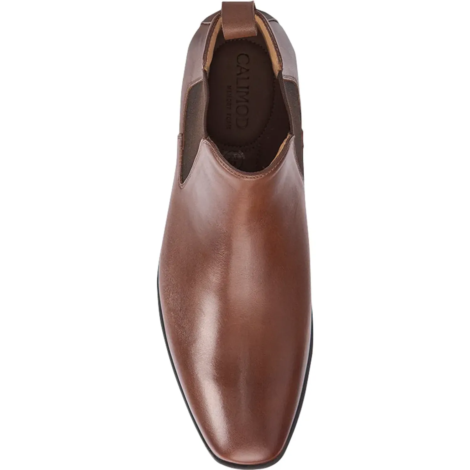 Zapato Calimod Botin Vestir Hombre 1vk400 color cogñac | Platanitos