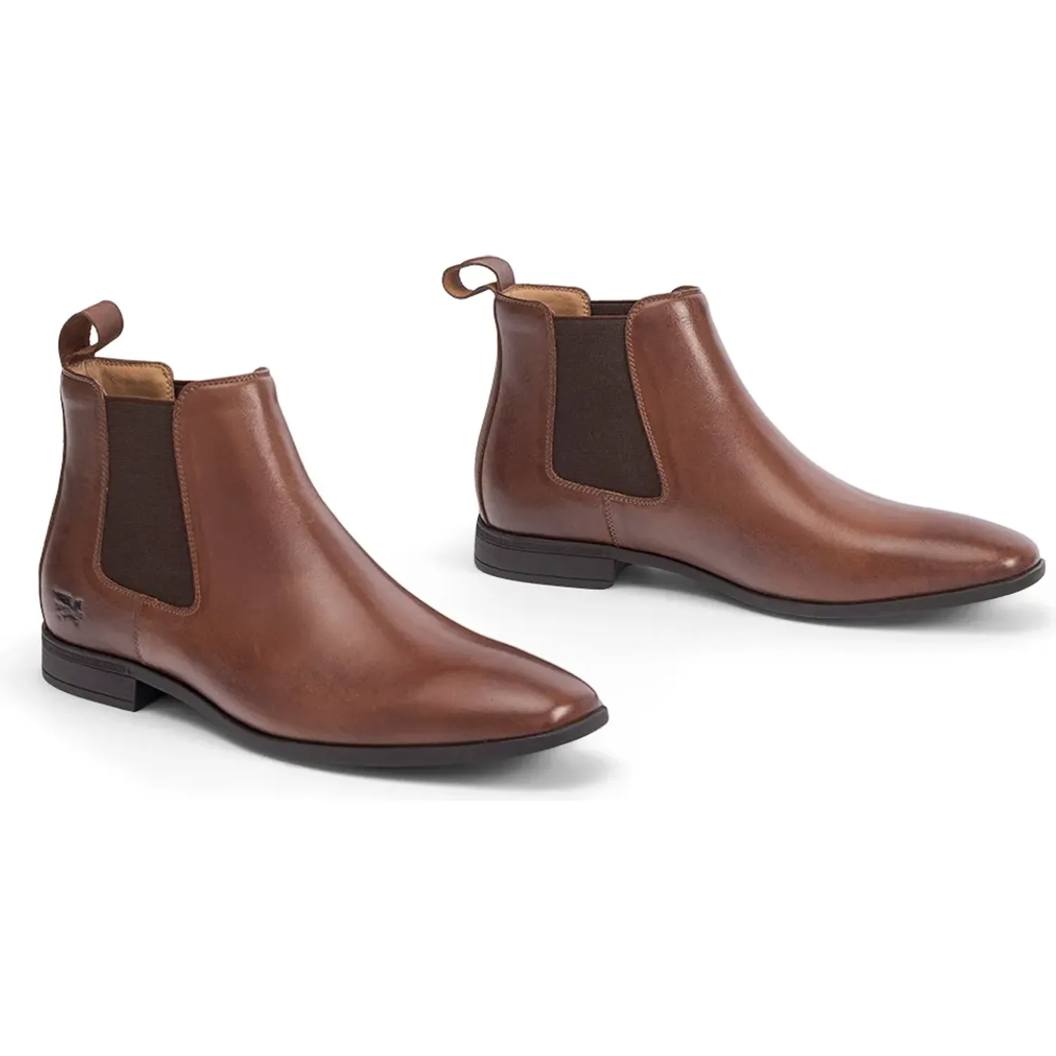 Zapato Calimod Botin Vestir Hombre 1vk400 color cogñac | Platanitos